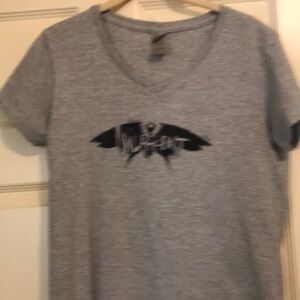 Maleficent Women's Gray Graphic Tee